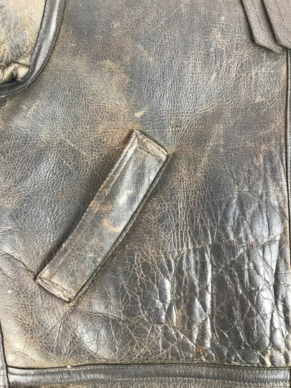 【現状渡し品】【メンズ】 AVIREX アヴィレックス B-3 MOUTON FLIGHT JACKET 33H5595 ムートン フライト ジャケット アウター 146-251005-rt-09-tag サイズ：42 カラー：ブラウン 万代Net店