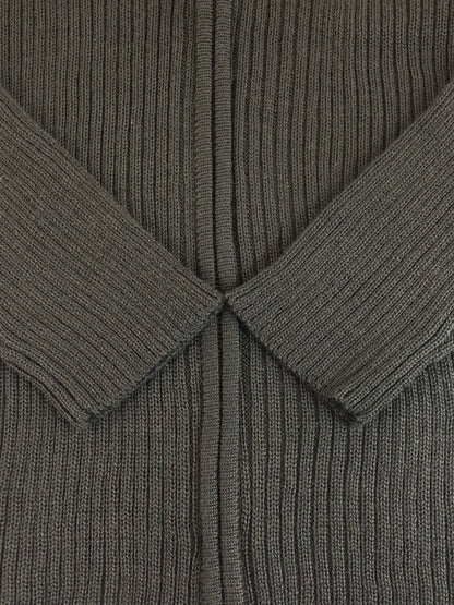 【中古美品】【メンズ】 HOUSTON ヒューストン COMMAND ZIP SWEATER 2510 コマンド ジップセーター トップス 145-251015-rt-24-tag サイズ：L カラー：チャコールグレー 万代Net店