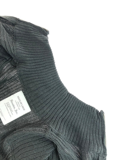 【中古美品】【メンズ】 HOUSTON ヒューストン COMMAND ZIP SWEATER 2510 コマンド ジップセーター トップス 145-251015-rt-24-tag サイズ：L カラー：チャコールグレー 万代Net店
