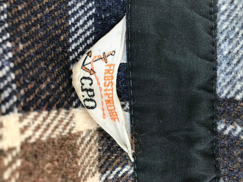 【中古品】【メンズ】 FROSTPROOF フロストプルーフ 60's WOOL CHECK L/S C.P.O. SHIRT 60年代 ウール チェック ロングスリーブ CPOシャツ 長袖シャツ トップス 146-251215-rt-14-tag サイズ：不明 下記参照 カラー：マルチカラー 万代Net店