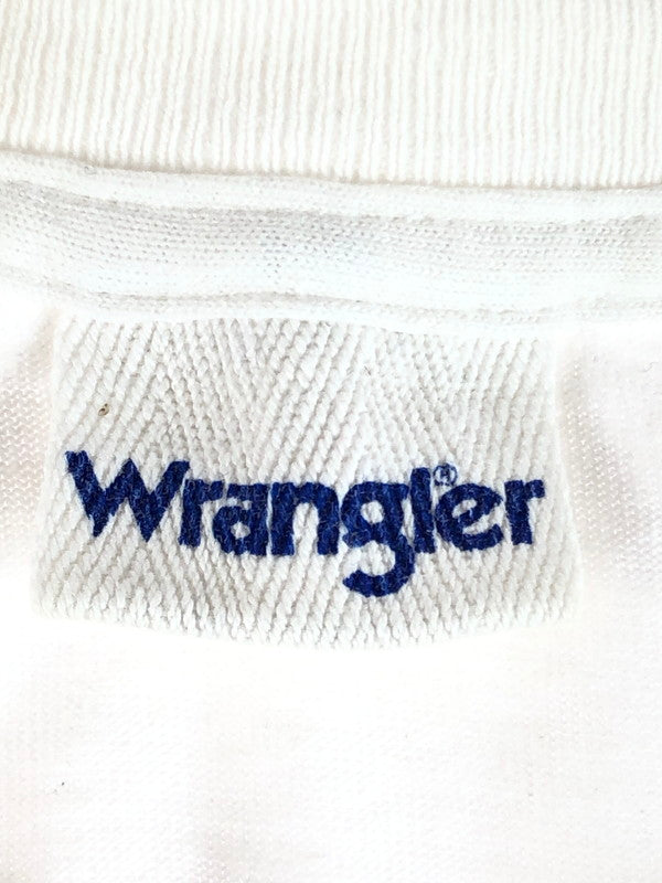 【現状渡し品】【メンズ】 Wrangler ラングラー USA製 BRUSH POPPER S/S TEE アメリカ製 ブラッシュポッパー ショートスリーブ Tシャツ 半袖Tシャツ トップス 146-250930-rt-12-tag サイズ：XXL カラー：ホワイト 万代Net店
