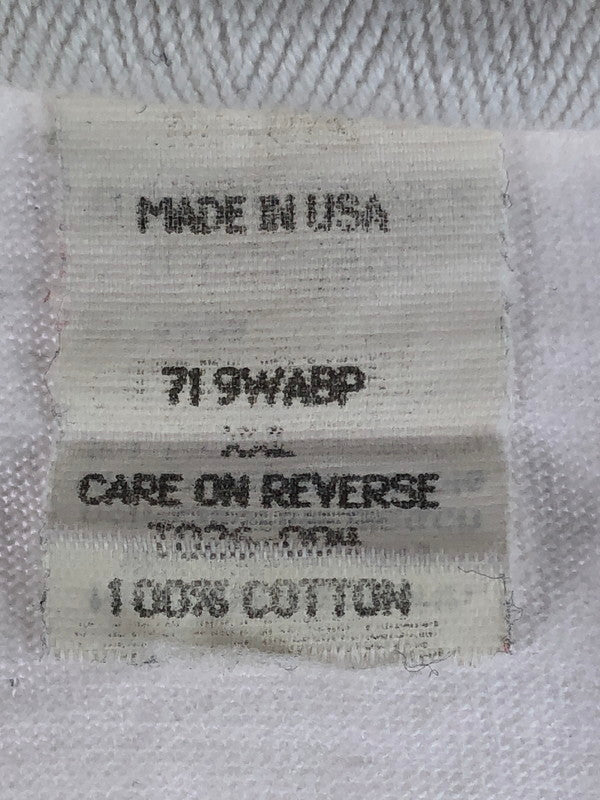 【現状渡し品】【メンズ】 Wrangler ラングラー USA製 BRUSH POPPER S/S TEE アメリカ製 ブラッシュポッパー ショートスリーブ Tシャツ 半袖Tシャツ トップス 146-250930-rt-12-tag サイズ：XXL カラー：ホワイト 万代Net店