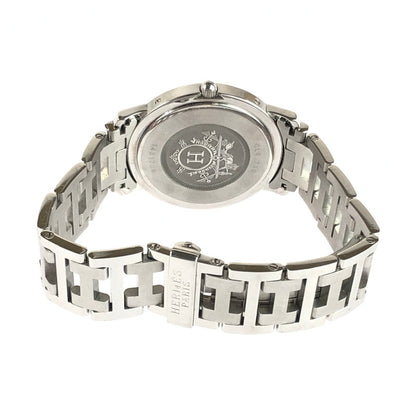 【中古品】【レディース】 HERMES エルメス CLIPPER DATE QUARTZ CL6.710 クリッパー デイトクォーツ 時計 195-250925-rt-26-tag カラー：シルバー 万代Net店