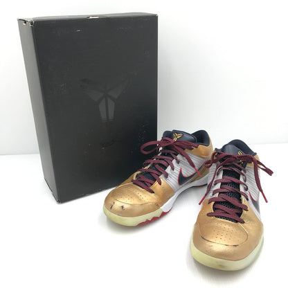 【中古品】【メンズ】 NIKE ナイキ KOBE 4 PROTRO METALLIC GOLD AND DARK OBSIDIAN FQ3544-100 コービー4 プロトロ スニーカー 靴 160-250926-rt-09-tag サイズ：29cm US 11 カラー：メタリックゴールド/ダークオブシディアン 万代Net店