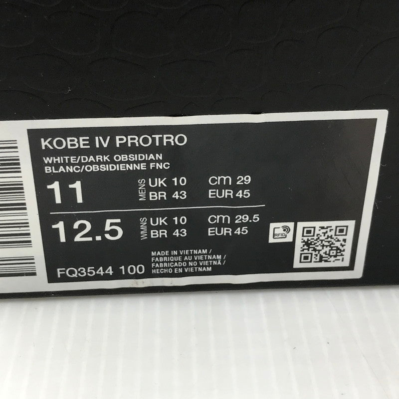 【中古品】【メンズ】 NIKE ナイキ KOBE 4 PROTRO METALLIC GOLD AND DARK OBSIDIAN FQ3544-100 コービー4 プロトロ スニーカー 靴 160-250926-rt-09-tag サイズ：29cm US 11 カラー：メタリックゴールド/ダークオブシディアン 万代Net店
