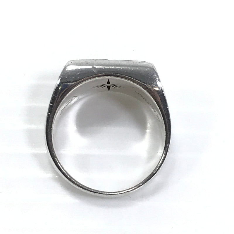 【中古品】【メンズ】 SAAD サード NX-DIA AG925 K18 SUN SYMBOL SIGNET RING サンシンボル シグネット リング 指輪 アクセサリー 191-250930-na-01-tag サイズ：17号 カラー：シルバー 万代Net店