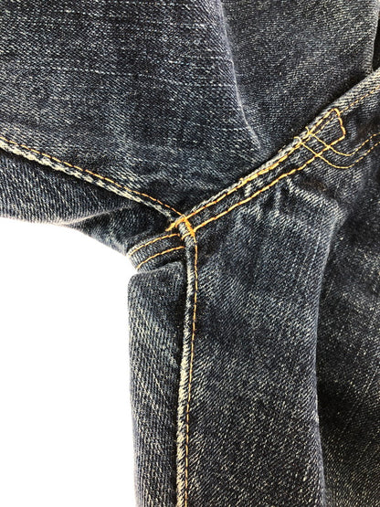 【中古品】【メンズ】 THE STEAM LOCOMOTIVE スチーム ロコモティブ BUTTON FLY STRAIGHT DENIM PANTS ボタンフライ ストレート デニム パンツ ジーンズ 156-260823-rt-30-tagh サイズ：W31 L34 カラー：インディゴ 万代Net店