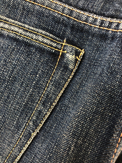 【中古品】【メンズ】 THE STEAM LOCOMOTIVE スチーム ロコモティブ BUTTON FLY STRAIGHT DENIM PANTS ボタンフライ ストレート デニム パンツ ジーンズ 156-260823-rt-30-tagh サイズ：W31 L34 カラー：インディゴ 万代Net店