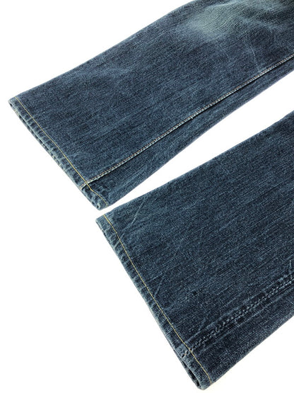 【中古品】【メンズ】 THE STEAM LOCOMOTIVE スチーム ロコモティブ BUTTON FLY STRAIGHT DENIM PANTS ボタンフライ ストレート デニム パンツ ジーンズ 156-260823-rt-30-tagh サイズ：W31 L34 カラー：インディゴ 万代Net店