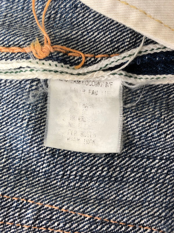 【中古品】【メンズ】 THE STEAM LOCOMOTIVE スチーム ロコモティブ BUTTON FLY STRAIGHT DENIM PANTS ボタンフライ ストレート デニム パンツ ジーンズ 156-260823-rt-30-tagh サイズ：W31 L34 カラー：インディゴ 万代Net店