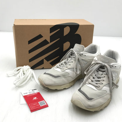 【中古品】【メンズ】 WHITE SUEDE SNEAKERS U1500WSB ホワイト スエード スニーカー 靴 162-250928-rt-16-tag サイズ：27cm US 9 カラー：ホワイト 万代Net店