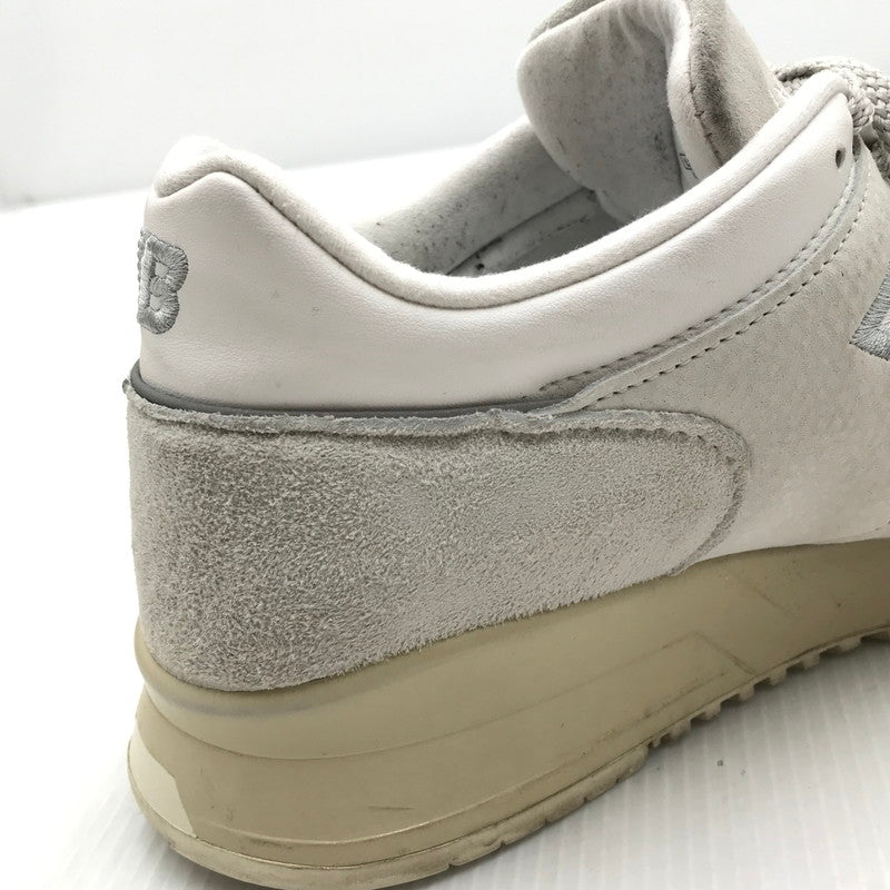 【中古品】【メンズ】 WHITE SUEDE SNEAKERS U1500WSB ホワイト スエード スニーカー 靴 162-250928-rt-16-tag サイズ：27cm US 9 カラー：ホワイト 万代Net店