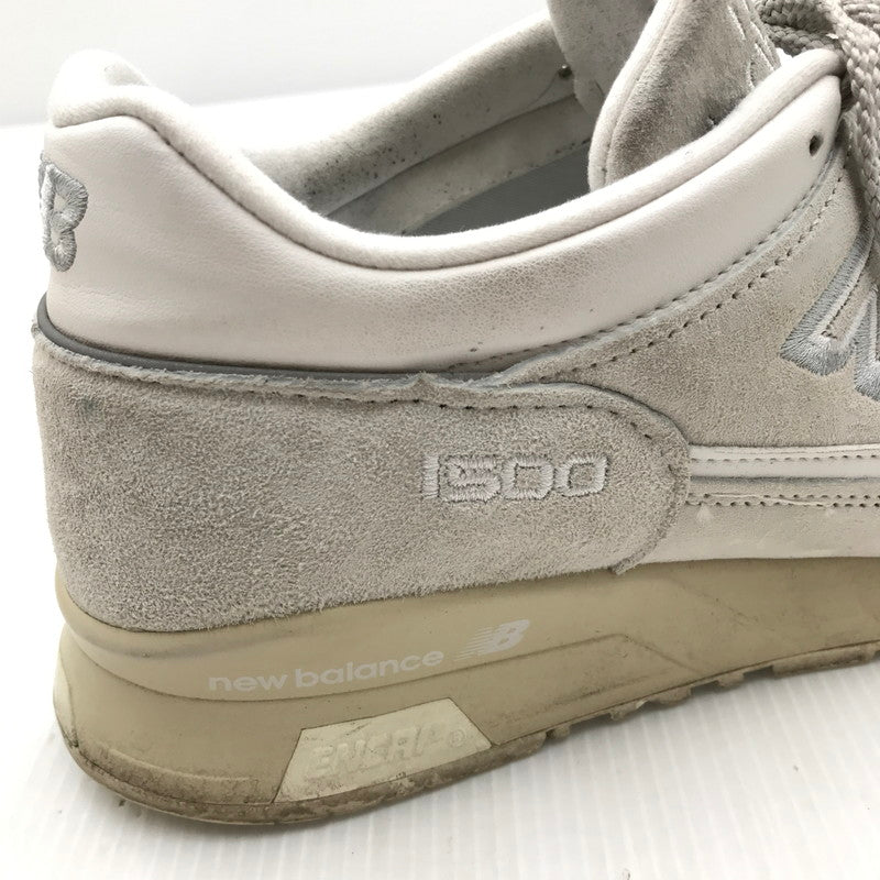 【中古品】【メンズ】 WHITE SUEDE SNEAKERS U1500WSB ホワイト スエード スニーカー 靴 162-250928-rt-16-tag サイズ：27cm US 9 カラー：ホワイト 万代Net店