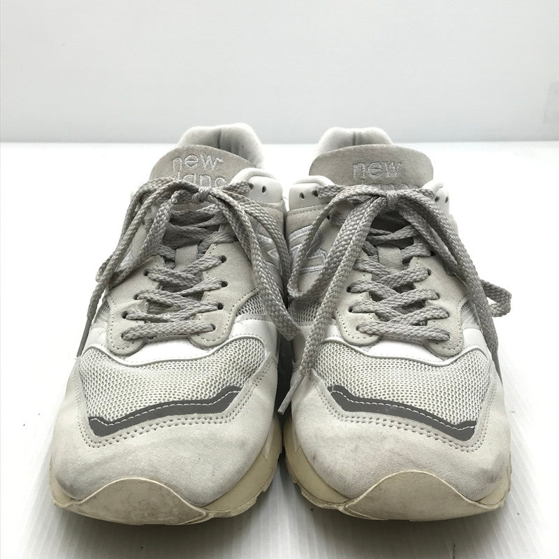 【中古品】【メンズ】 WHITE SUEDE SNEAKERS U1500WSB ホワイト スエード スニーカー 靴 162-250928-rt-16-tag サイズ：27cm US 9 カラー：ホワイト 万代Net店