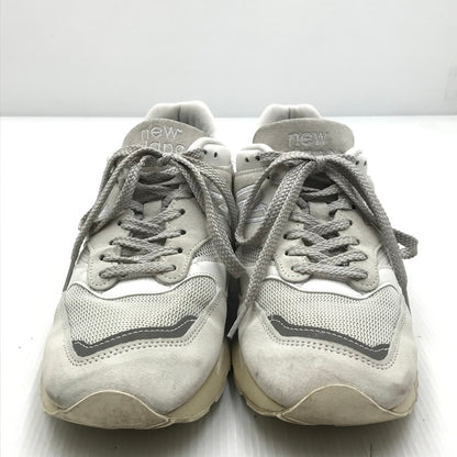 【中古品】【メンズ】 WHITE SUEDE SNEAKERS U1500WSB ホワイト スエード スニーカー 靴 162-250928-rt-16-tag サイズ：27cm US 9 カラー：ホワイト 万代Net店