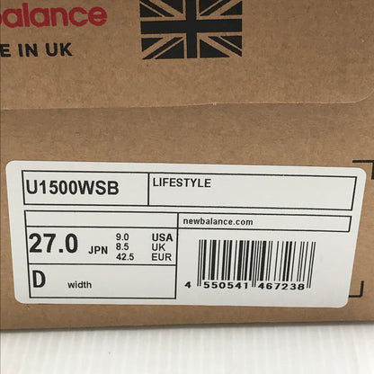 【中古品】【メンズ】 WHITE SUEDE SNEAKERS U1500WSB ホワイト スエード スニーカー 靴 162-250928-rt-16-tag サイズ：27cm US 9 カラー：ホワイト 万代Net店