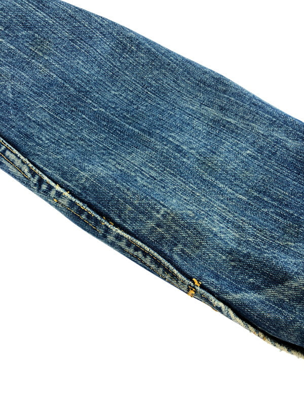 【現状渡し品】【メンズ】 Wrangler ラングラー 60’s INDIGO 24MJ DENIM JACKET 縦ベルタグ 60年代 インディゴ 24MJ デニム ジャケット アウター 146-250927-rt-12-tag サイズ：46 カラー：ライトインディゴ 万代Net店