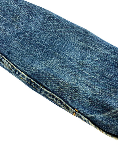 【現状渡し品】【メンズ】 Wrangler ラングラー 60’s INDIGO 24MJ DENIM JACKET 縦ベルタグ 60年代 インディゴ 24MJ デニム ジャケット アウター 146-250927-rt-12-tag サイズ：46 カラー：ライトインディゴ 万代Net店