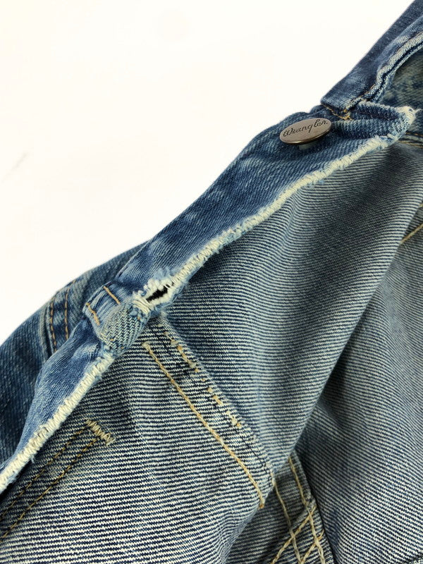 【現状渡し品】【メンズ】 Wrangler ラングラー 60’s INDIGO 24MJ DENIM JACKET 縦ベルタグ 60年代 インディゴ 24MJ デニム ジャケット アウター 146-250927-rt-12-tag サイズ：46 カラー：ライトインディゴ 万代Net店