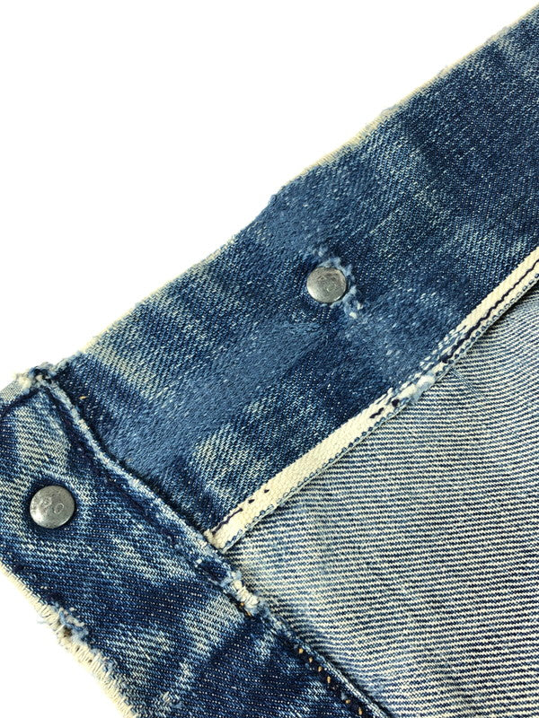 【現状渡し品】【メンズ】 Wrangler ラングラー 60’s INDIGO 24MJ DENIM JACKET 縦ベルタグ 60年代 インディゴ 24MJ デニム ジャケット アウター 146-250927-rt-12-tag サイズ：46 カラー：ライトインディゴ 万代Net店