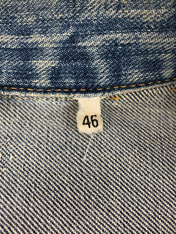 【現状渡し品】【メンズ】 Wrangler ラングラー 60’s INDIGO 24MJ DENIM JACKET 縦ベルタグ 60年代 インディゴ 24MJ デニム ジャケット アウター 146-250927-rt-12-tag サイズ：46 カラー：ライトインディゴ 万代Net店