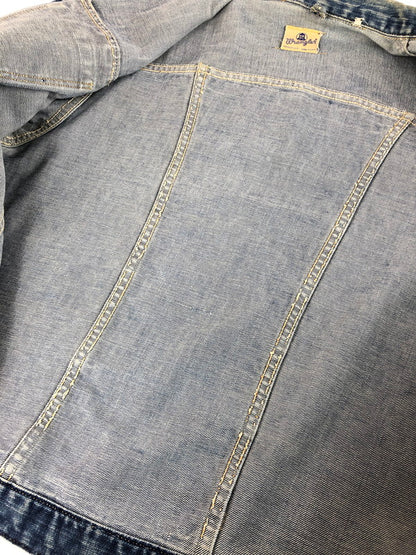 【現状渡し品】【メンズ】 Wrangler ラングラー 60’s INDIGO 24MJ DENIM JACKET 縦ベルタグ 60年代 インディゴ 24MJ デニム ジャケット アウター 146-250927-rt-12-tag サイズ：46 カラー：ライトインディゴ 万代Net店