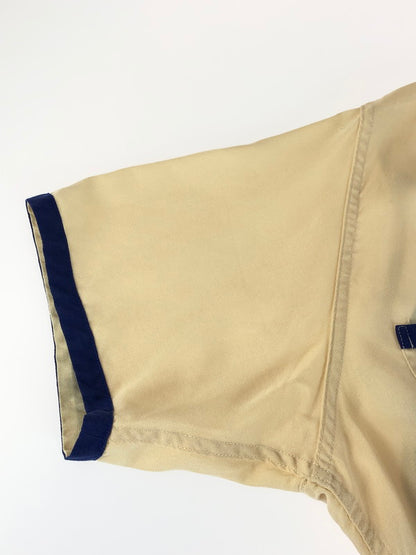 【中古品】【メンズ】 Buzz Rickson's バズリクソンズ RAYON SHIRT BR35702 レーヨンシャツ 開襟シャツ 半袖シャツ トップス 145-250930-rt-15-tag サイズ：15-15 1/2 カラー：クリーム 万代Net店