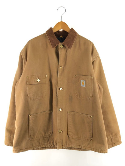 【中古品】【メンズ】 Carhartt カーハート 00's DUCK CHORE COAT C01BRN 2000年代 ダックチョアコート アウター 146-250930-rt-08-tag サイズ：46 カラー：ベージュ 万代Net店