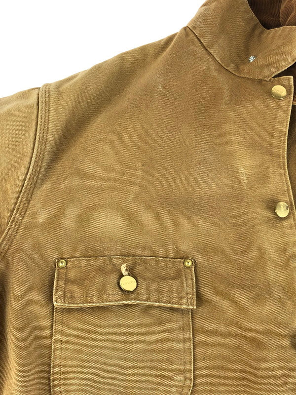 【中古品】【メンズ】 Carhartt カーハート 00's DUCK CHORE COAT C01BRN 2000年代 ダックチョアコート アウター 146-250930-rt-08-tag サイズ：46 カラー：ベージュ 万代Net店
