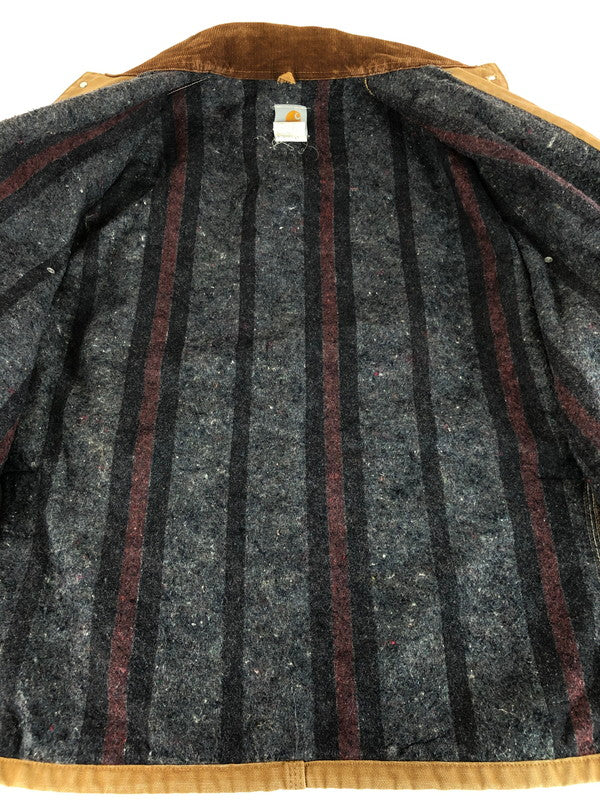 【中古品】【メンズ】 Carhartt カーハート 00's DUCK CHORE COAT C01BRN 2000年代 ダックチョアコート アウター 146-250930-rt-08-tag サイズ：46 カラー：ベージュ 万代Net店