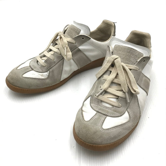 【中古品】【メンズ】 MAISON MARGIELA メゾンマルジェラ 22 70's REPLICA GERMAN TRAINER 70年代 レプリカ ジャーマン トレーナー スニーカー 靴 162-251002-rt-10-tag サイズ：41 万代Net店