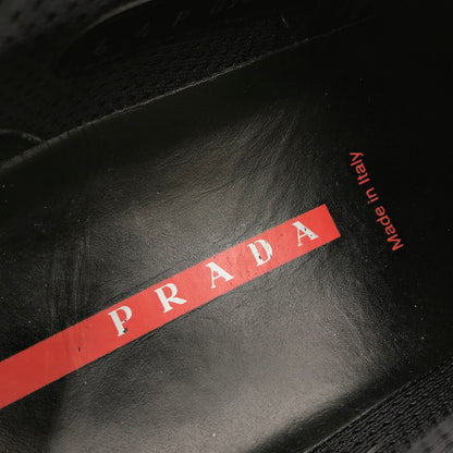 【中古品】【メンズ】 PRADA SPORTS プラダ スポーツ スリッポン 0327 スニーカー 靴 162-251007-na-18-tag サイズ：8 カラー：ブラック 万代Net店