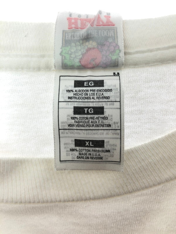 【中古品】【メンズ】 FRUIT OF THE LOOM フルーツ オブ ザ ルーム HEAVY 90'S BATCH #37 PAIN IS GOOD. HOT SAUCE L/S TEE 90年代 ヘビー バッチ ロングスリーブ Tシャツ 146-260516-rt-09-tagh サイズ：XL カラー：ホワイト 万代Net店