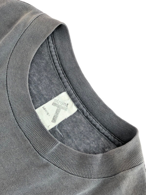 【現状渡し品】【メンズ】 Levi's リーバイス 80's USA製 501 STREET S/S TEE 80年代 アメリカ製 501 ショートスリーブ Tシャツ 半袖Tシャツ トップス ヴィンテージ 146-250930-rt-13-tag サイズ：L カラー：チャコールグレー 万代Net店