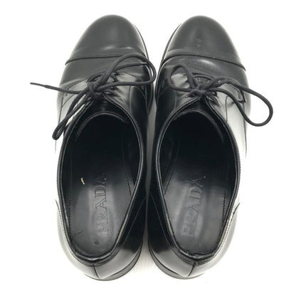 【中古品】【メンズ】 PRADA プラダ STRAIGHT TIP SHOES DNC108 ストレートチップシューズ ドレスシューズ 靴 164-251007-na-16-tag サイズ：7 カラー：ブラック 万代Net店