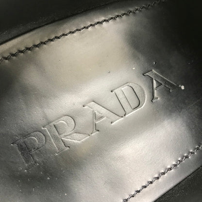 【中古品】【メンズ】 PRADA プラダ STRAIGHT TIP SHOES DNC108 ストレートチップシューズ ドレスシューズ 靴 164-251007-na-16-tag サイズ：7 カラー：ブラック 万代Net店