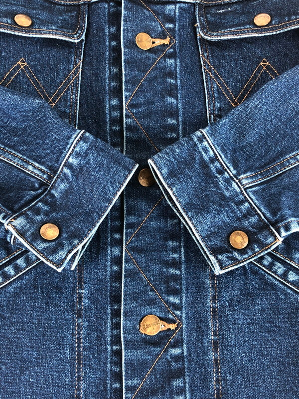 【中古品】【メンズ】 Wrangler ラングラー × SEVEN BY SEVEN セブン バイ セブン コラボ DENIM JACKET WS9325 124MJ デニムジャケット 145-250930-rt-20-tag サイズ：M カラー：インディゴ 万代Net店