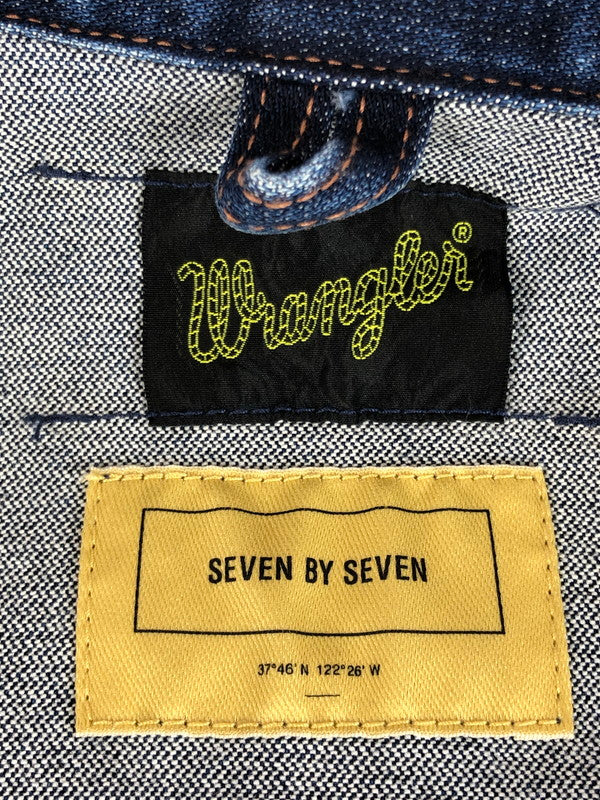 【中古品】【メンズ】 Wrangler ラングラー × SEVEN BY SEVEN セブン バイ セブン コラボ DENIM JACKET WS9325 124MJ デニムジャケット 145-250930-rt-20-tag サイズ：M カラー：インディゴ 万代Net店