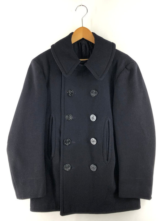 【現状渡し品】【メンズ】 U.S.NAVY アメリカ海軍 40～60's STENCILED POCKET CORDUROY PEA COAT 40～60年代 ステンシル ポケット裏コーデュロイ ピーコート ヴィンテージ 146-250930-rt-10-tag サイズ：不明 カラー：ネイビー 万代Net店