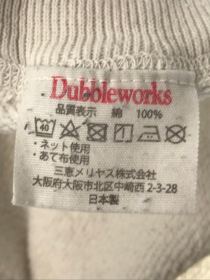 【中古品】【メンズ】 DUBBLE WORKS ダブルワークス WAREHOUSE ウエアハウス U.S.NAVY PRINT CREWNECK SWEATSHIRT アメリカ海軍 クルーネック スウェット シャツ 145-260503-rt-04-tag サイズ：M カラー：ホワイト 万代Net店