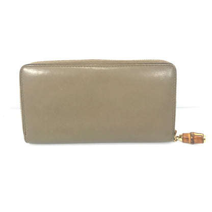 【中古品】【レディース】 NIMFAIR ROUND ZIP LONG WALLET 453158 493075 ニムフェア ラウンドジップ ロングウォレット 財布 181-251008-rt-05-tag カラー：ベージュ 万代Net店