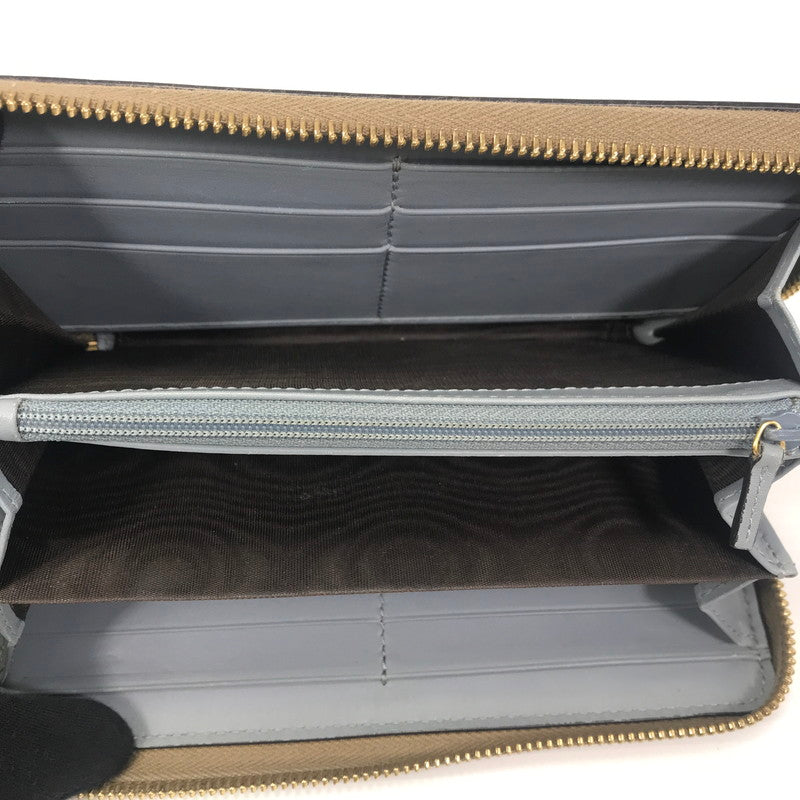 【中古品】【レディース】 NIMFAIR ROUND ZIP LONG WALLET 453158 493075 ニムフェア ラウンドジップ ロングウォレット 財布 181-251008-rt-05-tag カラー：ベージュ 万代Net店