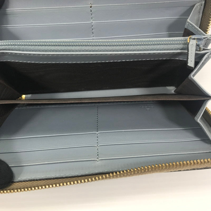 【中古品】【レディース】 NIMFAIR ROUND ZIP LONG WALLET 453158 493075 ニムフェア ラウンドジップ ロングウォレット 財布 181-251008-rt-05-tag カラー：ベージュ 万代Net店