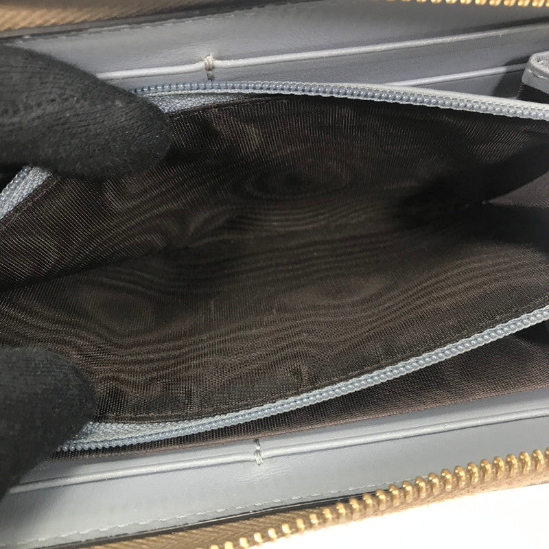 【中古品】【レディース】 NIMFAIR ROUND ZIP LONG WALLET 453158 493075 ニムフェア ラウンドジップ ロングウォレット 財布 181-251008-rt-05-tag カラー：ベージュ 万代Net店