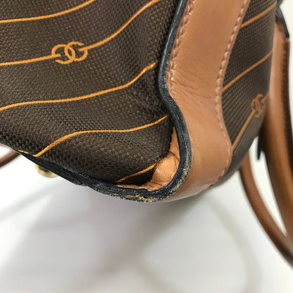 【現状渡し品】【メンズ】 OLD GUCCI オールド グッチ 70'S BOSTON BAG 70年代 ボストンバッグ 流れ星柄 GG 裏地ディアマンテ カバン 180-251122-na-05-tag カラー：ブラウン 万代Net店