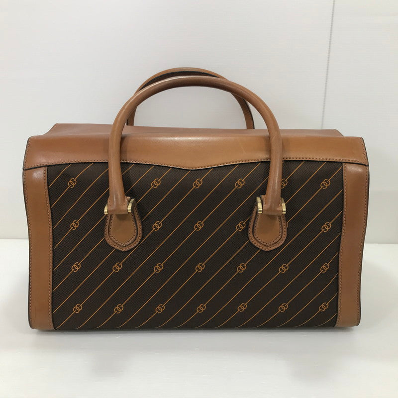 【現状渡し品】【メンズ】 OLD GUCCI オールド グッチ 70'S BOSTON BAG 70年代 ボストンバッグ 流れ星柄 GG 裏地ディアマンテ カバン 180-251122-na-05-tag カラー：ブラウン 万代Net店