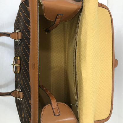 【現状渡し品】【メンズ】 OLD GUCCI オールド グッチ 70'S BOSTON BAG 70年代 ボストンバッグ 流れ星柄 GG 裏地ディアマンテ カバン 180-251122-na-05-tag カラー：ブラウン 万代Net店