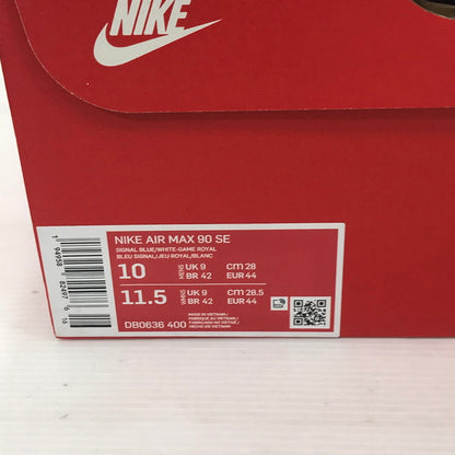 【中古品】【メンズ】 NIKE ナイキ AIR MAX 90 FIRST USE ROYAL BLUE (SIGNAL BLUE) DB0636-400 エアマックス90 ファーストユーズ スニーカー 靴 160-251207-rt-04-tag サイズ：28cm US10 カラー：シグナルブルー 万代Net店