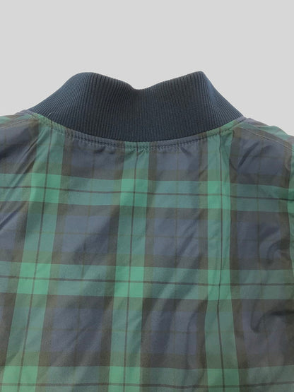 【中古美品】【メンズ】 MR.GENTLEMAN ミスター ジェントルマン NYLON STADIUM JUMPER VEST MG15F-VE02 ナイロン スタジアム ジャンパー ベスト 140-260522-rt-10-tagh サイズ：不明 下記参照 カラー：グリーン 万代Net店