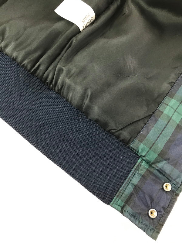 【中古美品】【メンズ】 MR.GENTLEMAN ミスター ジェントルマン NYLON STADIUM JUMPER VEST MG15F-VE02 ナイロン スタジアム ジャンパー ベスト 140-260522-rt-10-tagh サイズ：不明 下記参照 カラー：グリーン 万代Net店